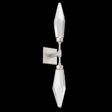 Hammerton IDB0050-02-BS-CC-L1 - Rock Crystal Double Sconce