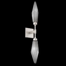 Hammerton IDB0050-02-BS-CS-L1 - Rock Crystal Double Sconce