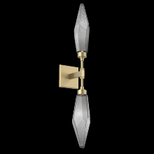 Hammerton IDB0050-02-GB-CS-L1 - Rock Crystal Double Sconce