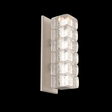 Hammerton IDB0080-01-BS-AC-L3 - Asscher Sconce-Beige Silver-Asscher Clear