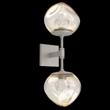 Hammerton IDB0095-02-BS-FA-L3 - Luna Double Sconce