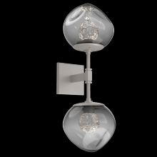 Hammerton IDB0095-02-BS-FS-L3 - Luna Double Sconce