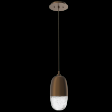 Hammerton LAB0079-01-FB-PC-C01-L3 - Pebble Pendant-Flat Bronze-Pebble Clear