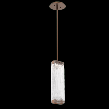 Hammerton LAB0090-01-BB-TL-001-L1 - Tabulo Pendant-Burnished Bronze-Linea Cast Glass