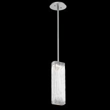 Hammerton LAB0090-01-CS-TL-001-L3 - Tabulo Pendant-Classic Silver-Linea Cast Glass