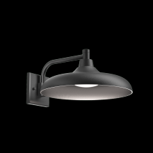 Hammerton ODB0074-01-TB-O-L2 - Outdoor Ranch Sconce-Textured Black-Blown Glass