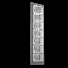 Hammerton ODB0087-01-AG-TP-L2 - Tessera  Outdoor Sconce (S)-Argento Grey-Pavé Cast Glass