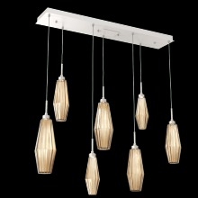 Hammerton PLB0049-07-BS-RB-C01-L3 - Aalto Linear 7pc Multi-Pendant