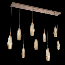 Hammerton PLB0049-09-BB-RB-C01-L1 - Aalto Linear 9pc Multi-Pendant