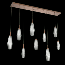 Hammerton PLB0049-09-BB-RS-C01-L1 - Aalto Linear 9pc Multi-Pendant