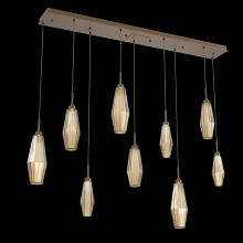 Hammerton PLB0049-09-FB-RB-C01-L1 - Aalto Linear 9pc Multi-Pendant