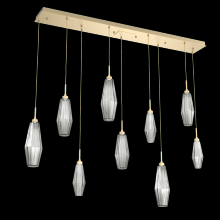 Hammerton PLB0049-09-GB-RS-C01-L3 - Aalto Linear 9pc Multi-Pendant