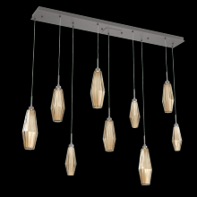 Hammerton PLB0049-09-GP-RB-C01-L1 - Aalto Linear 9pc Multi-Pendant