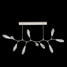 Hammerton PLB0049-BC-BS-RS-001-L1 - Aalto 10pc Branch-Beige Silver-Optic Rib Blown Glass