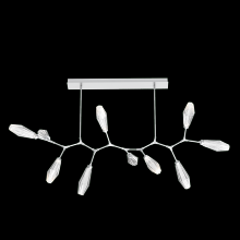 Hammerton PLB0049-BC-CS-RC-001-L1 - Aalto 10pc Branch-Classic Silver-Optic Rib Blown Glass