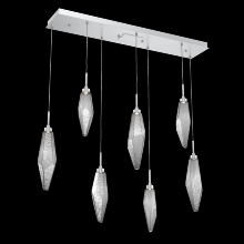 Hammerton PLB0050-07-CS-CS-C01-L1 - Rock Crystal Linear 7pc Multi-Pendant