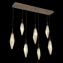 Hammerton PLB0050-07-FB-CB-C01-L3 - Rock Crystal Linear 7pc Multi-Pendant