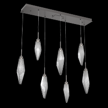 Hammerton PLB0050-07-GP-CS-C01-L1 - Rock Crystal Linear 7pc Multi-Pendant