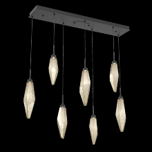 Hammerton PLB0050-07-MB-CB-C01-L3 - Rock Crystal Linear 7pc Multi-Pendant