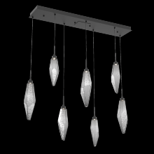 Hammerton PLB0050-07-MB-CS-C01-L1 - Rock Crystal Linear 7pc Multi-Pendant