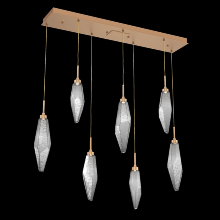 Hammerton PLB0050-07-NB-CS-C01-L1 - Rock Crystal Linear 7pc Multi-Pendant