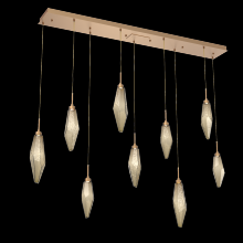 Hammerton PLB0050-09-NB-CB-C01-L1 - Rock Crystal Linear 9pc Multi-Pendant