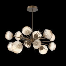 Hammerton PLB0089-0D-FB-A-001-L3 - Mesa Oval Starburst Chandelier