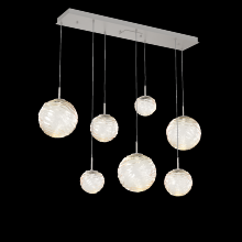 Hammerton PLB0092-07-BS-A-C01-L3 - Gaia Linear Multi-Pendant Chandelier