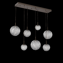 Hammerton PLB0092-07-FB-S-C01-L3 - Gaia Linear Multi-Pendant Chandelier