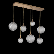 Hammerton PLB0092-07-NB-S-C01-L1 - Gaia Linear Multi-Pendant Chandelier