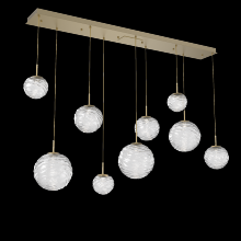 Hammerton PLB0092-09-GB-C-C01-L1 - Gaia Linear Multi-Pendant Chandelier