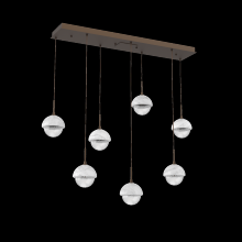 Hammerton PLB0093-07-FB-WC-C01-L3 - Cabochon Linear Pendant Chandelier