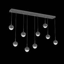 Hammerton PLB0093-09-GP-MC-C01-L3 - Cabochon Linear Pendant Chandelier