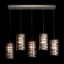 Hammerton PLB0013-05-FB-F-C01-E2 - Tempest Linear 5pc Multi-Pendant