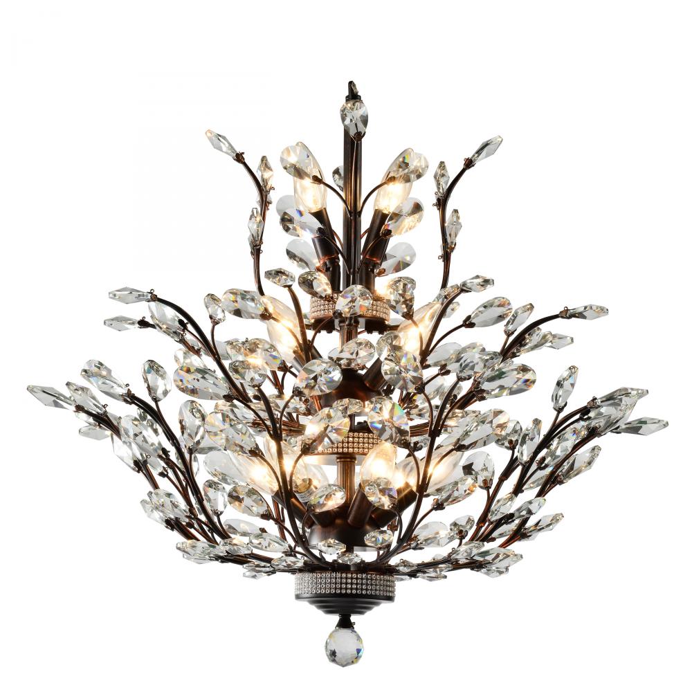 crystal floral chandelier