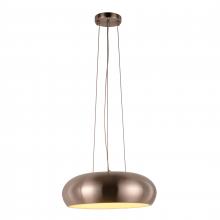 Worldwide Lighting Corp W83551BN14 - Madison 18-Watt Brushed Nickel Finish Integrated LEd disc Pendant Light 3000K 14 in. Dia x 96 in. H