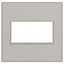 Legrand AWM2GTL4 - adorne® True Linen Two-Gang Screwless Wall Plate