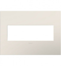 Legrand AWP3GLA4 - adorne? Satin Light Almond Three-Gang Screwless Wall Plate