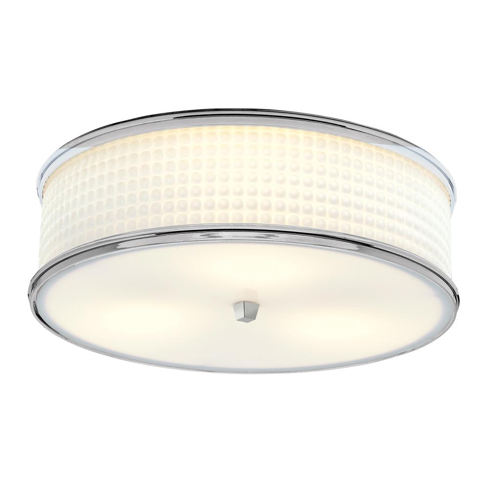 Prism Flush Mount Light - Polished Nickel