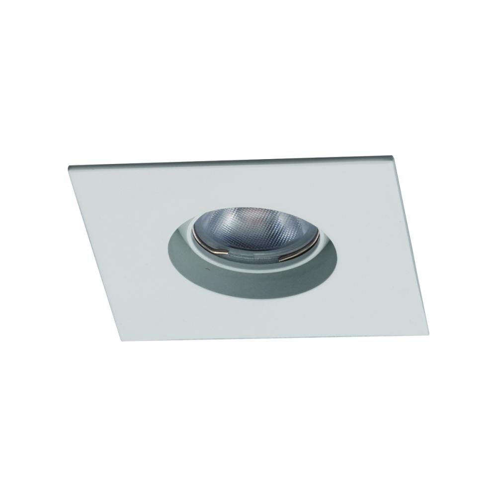 Ocularc 1.0 LED Square Open Adjustable Trim with Light Engine and New Construction or Remodel Hous