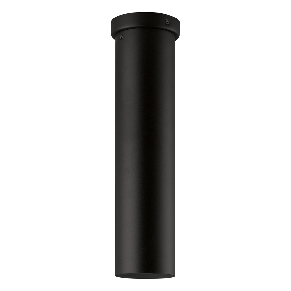 1x40W Single Tube Ceiling Light With Matte Black Finish