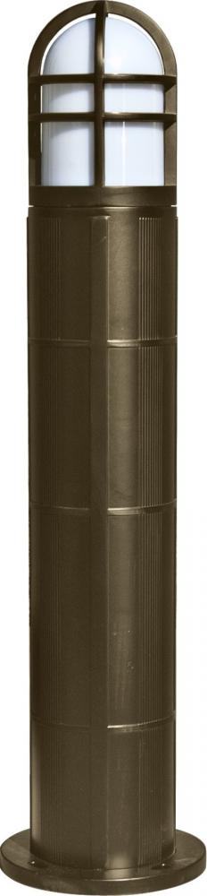 FIBERGLASS BOLLARD OPEN CAGE 13W DL-S13-GU24 120V