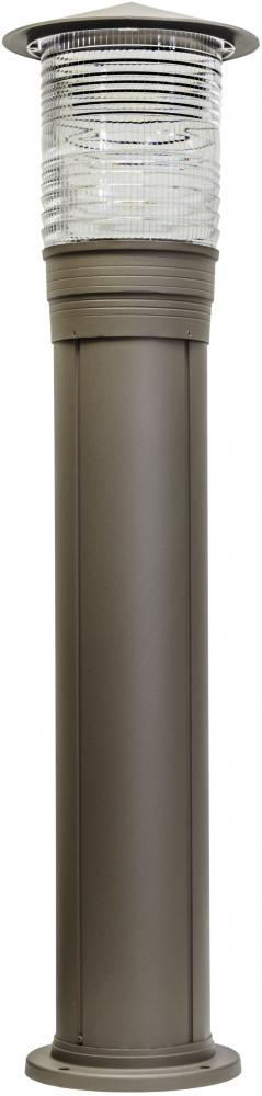 CAST ALUMINUM BOLLARD INCAND 120V