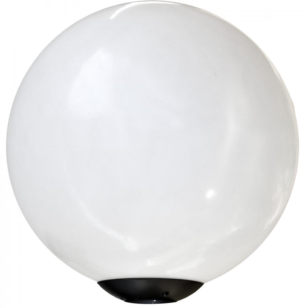 16" GLOBE FIX BLACK 16W LED 85-265V