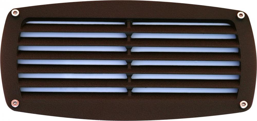 STEP LIGHT LOUVERED DOWN 13W PLQ13 120V