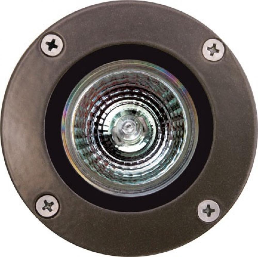 FIBERGLASS WELL LIGHT W/O GRILL 3W LED MR16 12V