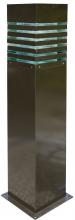 Dabmar D174-BZ - STEEL SQUARE BOLLARD 50W HPS 120V