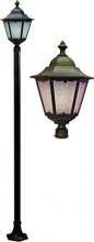 Dabmar GM8130-BZ - CAST ALUM LANTERN POST FIX INCAND 120V