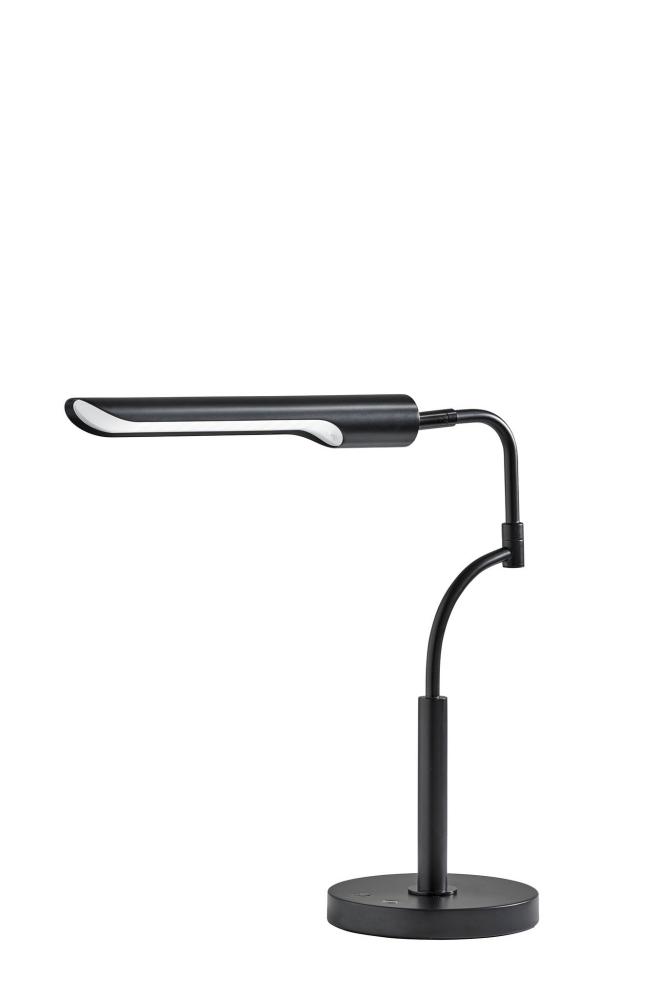 Zane LED Desk Lamp w. Smart Switch - Black