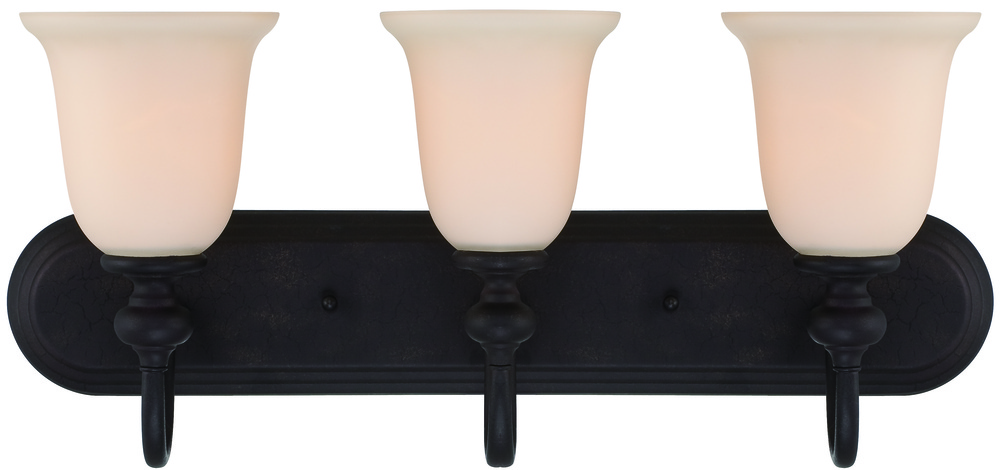 Willow Park 3 Light Vanity in Gothic Bronze